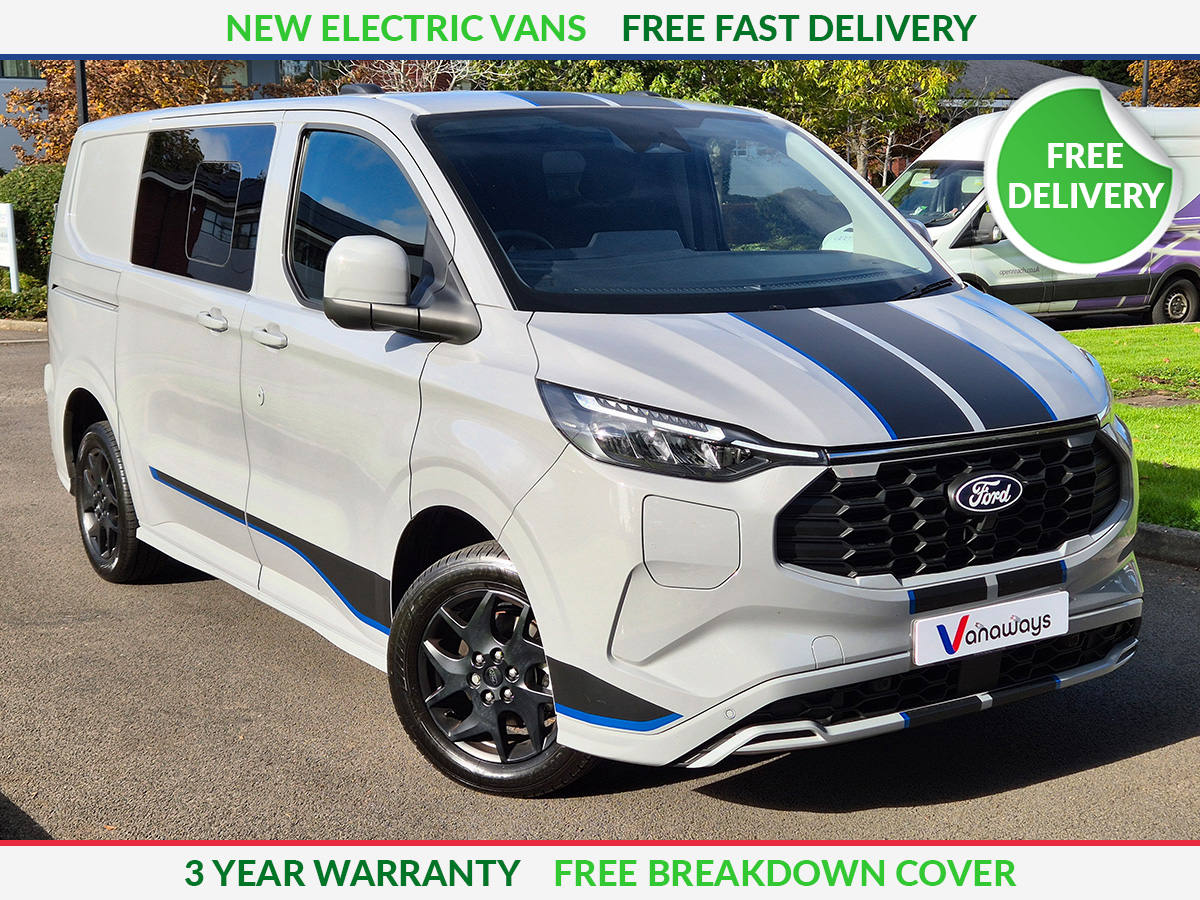Ford Transit Custom 320 L2 Petrol FWD 2.5 PHEV 232ps H1 Double Cab Van Sport Auto
